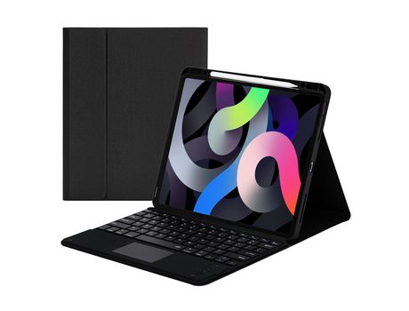 Carcasa y Teclado Bluetooth YIMGOTTA Hk132C para iPad Pro12.92021/2020/2018 (Inglés - Negro)