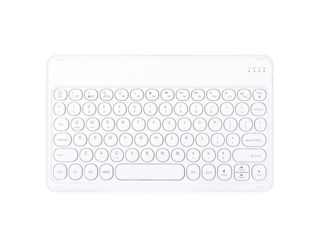 Carcasa y Teclado Bluetooth YIMGOTTA x4 (Inglés - Blanco)
