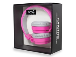 Auriculares Jack de 3,5 mm Cool Toronto con auriculares Micro Pink