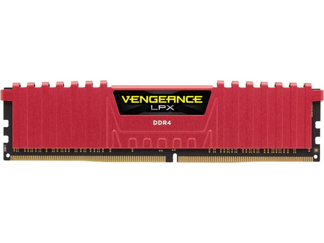 Memoria RAM DDR4 CORSAIR CMK16GX4M2A2133C13R (2 x 8 GB - 2133 MHz - CL 13 - Rojo)
