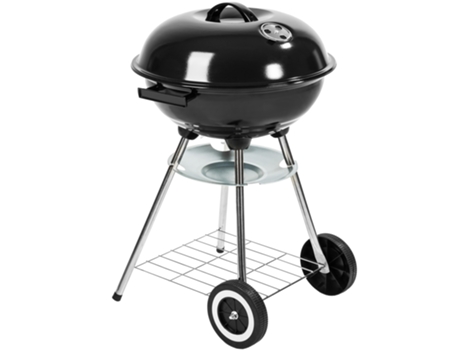 Barbacoa Ø 41.5 Cm Galvanizado con Ruedas