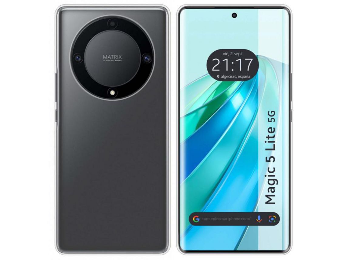 Carcasa para Huawei Honor Magic 5 Lite 5G TUMUNDOSMARTPHONE Transparente