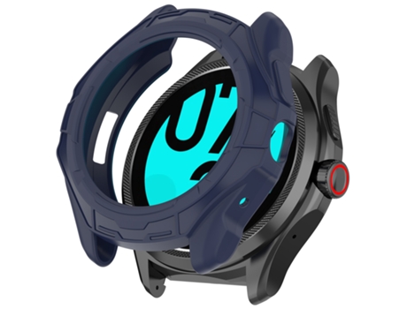 Capa com protetor de tela para relógio Ticwatch Pro 5 Azul