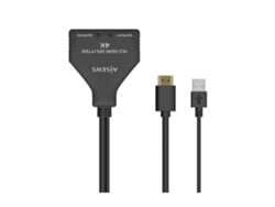 Adaptador de Corriente AISENS A123-0654 HDMI HDCP HDMI x 2