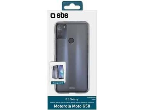 Funda Motorola Moto G50 SBS Skinny Transparente
