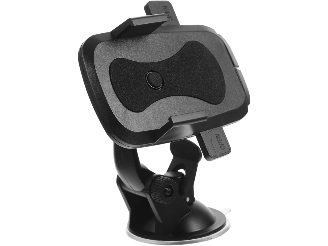 Soporte Para Teléfono De Coche, Parabrisas, Salpicadero, Gps, Smartphone, Negro