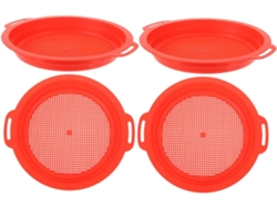 Juego de 4 tamices de arena para niños y niñas, juego de juguetes de playa.