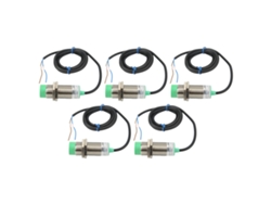 5 Sensores De Proximidad De 2 Cables Normalmente Abiertos De 10 Mm, 90-250 Vca, M24x1.5
