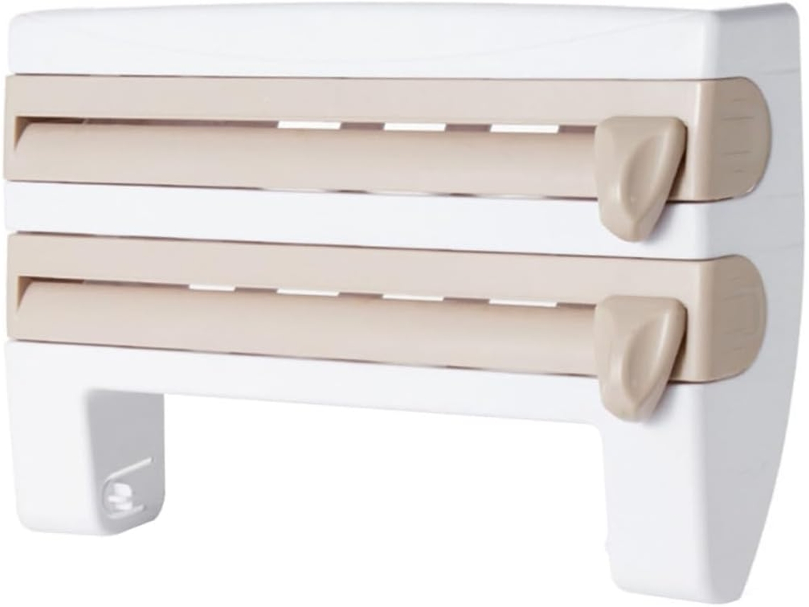 Soporte De Pared Para Toallas Papel Práctico Y Adecuado Guardar Film Transparente Hojas Absorbentes Aceite