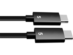 Cable Coaxial Usb4 Profesional De 80 Gbps, Tipo C, 16 Khz, 60 Hz, Pd240w, Con Cable Trenzado Y Diseño Múltiple.
