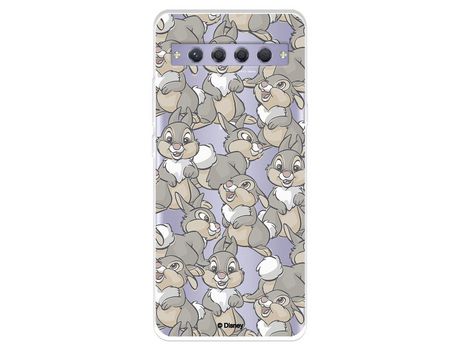 Carcasa para TCL 10 Plus Oficial De Disney Tambor Patrones Bambi TCL Transparente