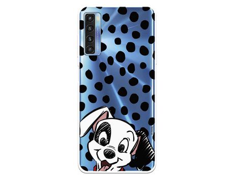Carcasa para TCL 20L Plus Oficial De Disney Cachorro Manchas 101 Dálmatas TCL Transparente