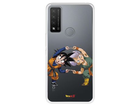 Carcasa para TCL 20R 5G Oficial De Dragon Ball Goten Y Trunks Fusión Dragon Ball TCL Transparente