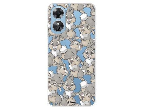 Carcasa para OPPO A17 Oficial De Disney Tambor Patrones Bambi OPPO Transparente