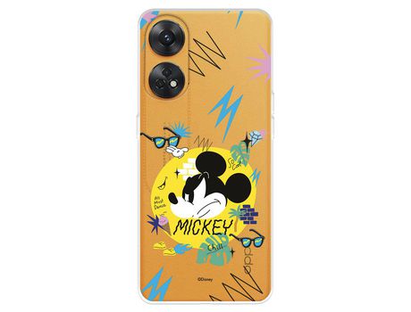 Carcasa para OPPO Reno 8T Oficial De Disney Mickey Mickey Urban Clásicos Disney OPPO Transparente