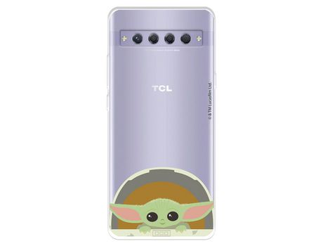 Carcasa para TCL 10 Plus Oficial De Star Wars Baby Yoda Sonrisas The Mandalorian TCL Transparente