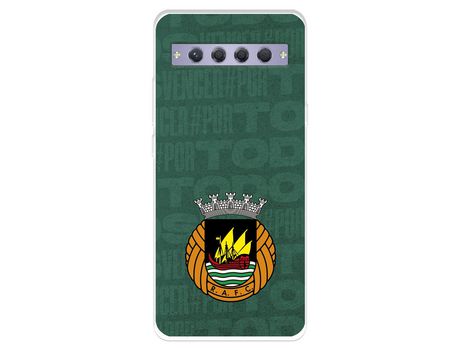 Carcasa para TCL 10 Plus Del Rio Ave Fc Escudo Fondo Verde Licencia Oficial Rio Ave Fc TCL Transparente