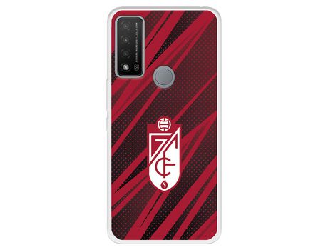 Carcasa para TCL 20R 5G Del Escudo Líneas Rojas Y Negras Licencia Oficial Granada Cf TCL Transparente