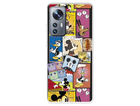 Carcasa para XIAOMI 12 Pro Oficial De Disney Mickey Comic Clásicos Disney XIAOMI Transparente
