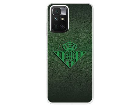 Carcasa para XIAOMI Redmi 10 Del Betis Escudo Verde Fondo Trama Licencia Oficial Real Betis Balompié XIAOMI Transparente