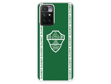 Carcasa para XIAOMI Redmi 10 Del Elche Cf Escudo Fondo Verde Escudo Fondo Verde Licencia Oficial Elche Cf XIAOMI Transparente