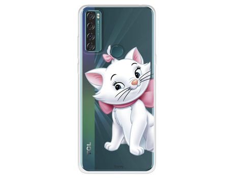 Carcasa para TCL 20 Se Oficial De Disney Marie Silueta Los Aristogatos TCL Transparente