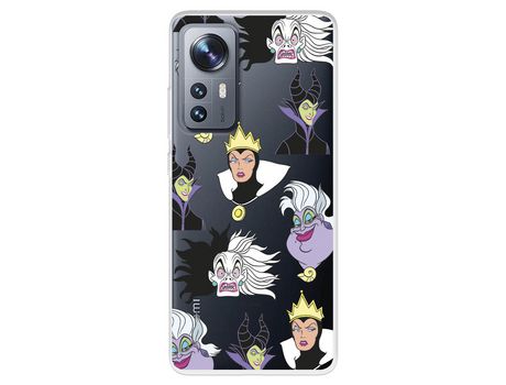 Carcasa para XIAOMI 12 Pro Oficial De Disney Villanas Patrón Villanas Disney XIAOMI Transparente
