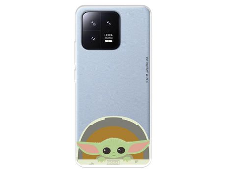 Carcasa para XIAOMI 13 Oficial De Star Wars Baby Yoda Sonrisas The Mandalorian XIAOMI Transparente
