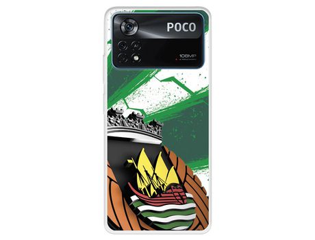 Carcasa para XIAOMI Poco X4 Pro Del Escudo Fondo Verde Y Blanco Licencia Oficial Rio Ave Fc XIAOMI Transparente