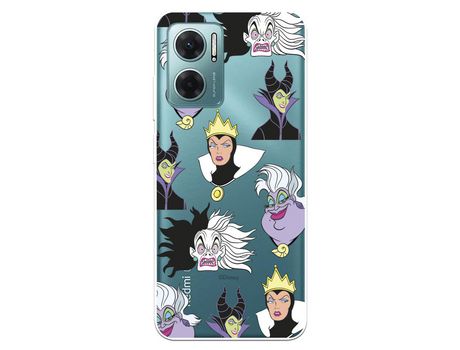 Carcasa para XIAOMI Redmi 10 5G Oficial De Disney Villanas Patrón Villanas Disney XIAOMI Transparente