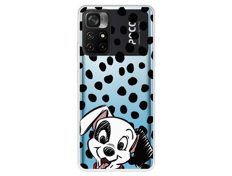 Carcasa para XIAOMI Poco M4 Pro 5G Oficial De Disney Cachorro Manchas 101 Dálmatas XIAOMI Transparente