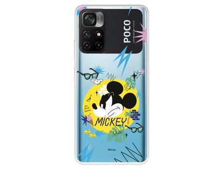 Carcasa para XIAOMI Poco M4 Pro 5G Oficial De Disney Mickey Mickey Urban Clásicos Disney XIAOMI Transparente