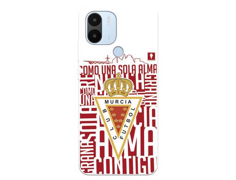 Carcasa para XIAOMI Redmi A1 Del Real Murcia Escudo Fondo Blanco Licencia Oficial Real Murcia XIAOMI Transparente