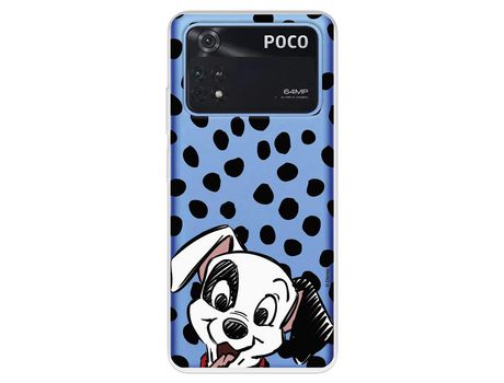 Carcasa para XIAOMI Poco M4 Pro 4G Oficial De Disney Cachorro Manchas 101 Dálmatas XIAOMI Transparente
