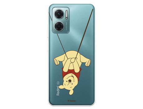 Carcasa para XIAOMI Redmi 10 5G Oficial De Disney Winnie Columpio Winnie The Pooh XIAOMI Transparente