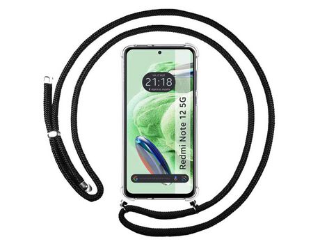 Carcasa para Xiaomi Redmi Note 12 5G TUMUNDOSMARTPHONE Negro