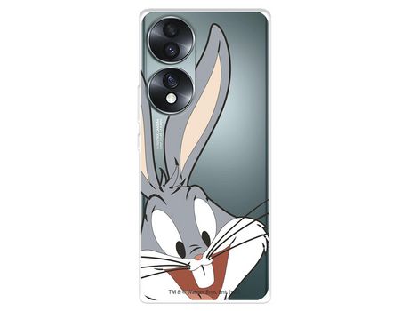 Carcasa para HUAWEI Honor 70 Oficial De Warner Bros Bugs Bunny Silueta Transparente Looney Tunes HUAWEI Transparente