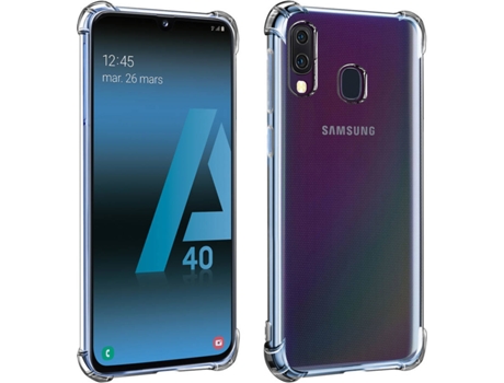 Carcasa Samsung Galaxy A40 AVIZAR TPBUMP-CL-A40 Transparente