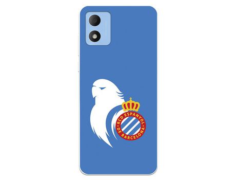 Carcasa para TCL 305I Del Rcd Espanyol Escudo Perico Licencia Oficial Rcd Espanyol TCL Transparente