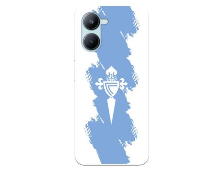 Carcasa para REALME C33 Del Rc Celta Escudo Trazo Azul Licencia Oficial Rc Celta REALME Transparente