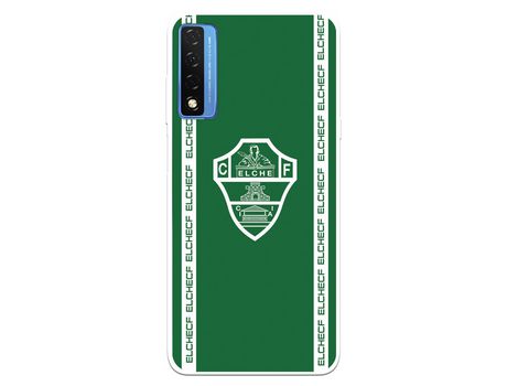 Carcasa para TCL 20 5G Del Elche Cf Escudo Fondo Verde Licencia Oficial Elche Cf TCL Transparente