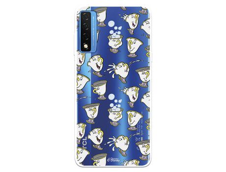 Carcasa para TCL 20L Oficial De Disney Chip Potts Siluetas La Bella Y La Bestia TCL Transparente