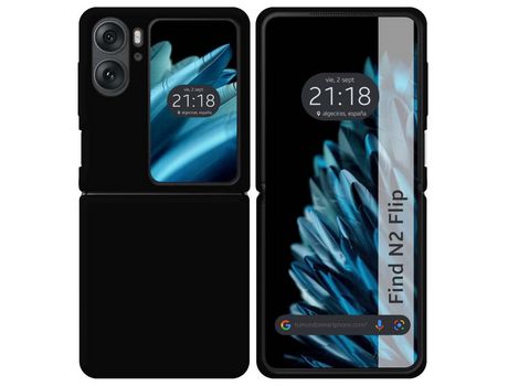 Carcasa para Oppo Find N2 Flip 5G TUMUNDOSMARTPHONE Negro