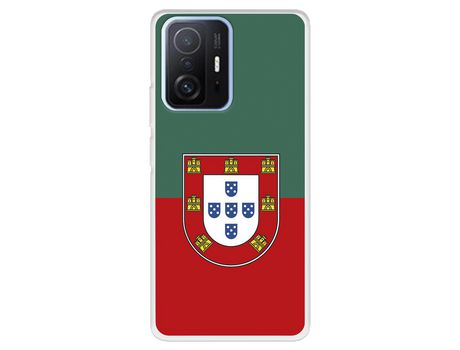 Carcasa para XIAOMI 11T Del Federación Portuguesa De Fútbol Bicolor Licencia Oficial Federación Portuguesa De Fútbol XIAOMI Transparente