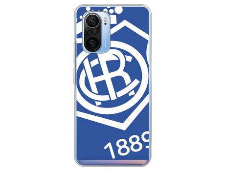 Carcasa para XIAOMI Poco F3 Del Recre Escudo Fondo Azul Licencia Oficial Real Club Recreativo De Huelva XIAOMI Transparente