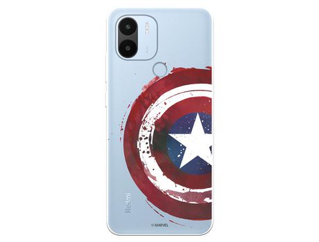 Carcasa para XIAOMI Redmi A1 Oficial De Marvel Capitán América Escudo Transparente Marvel XIAOMI Transparente