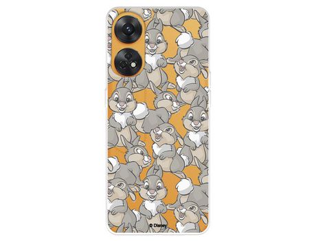 Carcasa para OPPO Reno 8T Oficial De Disney Tambor Patrones Bambi OPPO Transparente