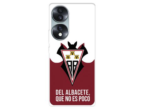 Carcasa para HUAWEI Honor 70 Del Albacete Balompié Escudo Del Albacete Que No Es Poco Licencia Oficial Albacete Balompié HUAWEI Transparente