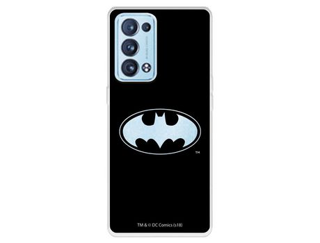 Carcasa para OPPO Reno6 Pro Oficial De Dc Comics Batman Logo Transparente Dc Comics OPPO Transparente