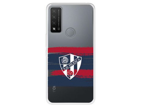 Carcasa para TCL 20R 5G Del Huesca Licencia Oficial Sd Huesca TCL Transparente